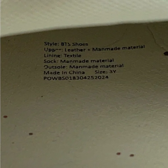 SweetHoney Adorable Gold Star Glitter Sneakers Size 3Y (only worn a few times) - Picture 9 of 9